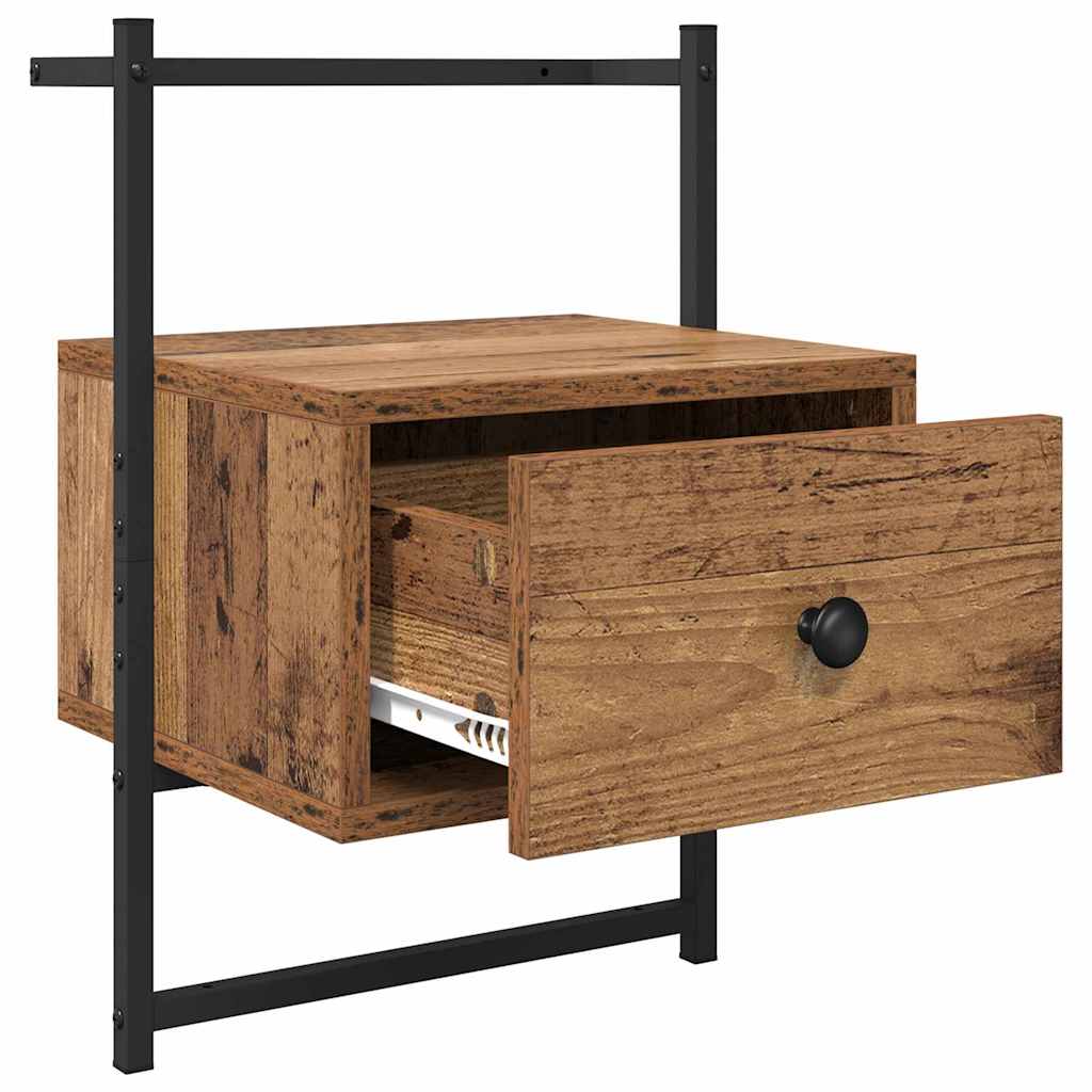 Noćni ormar Staro drvo 35 x 30 x 51 cm Konstruirano drvo