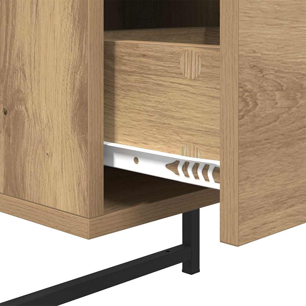 Noćni ormar s ladicama 2 pcs Umjetnički hrast 35 x 30 x 51 cm