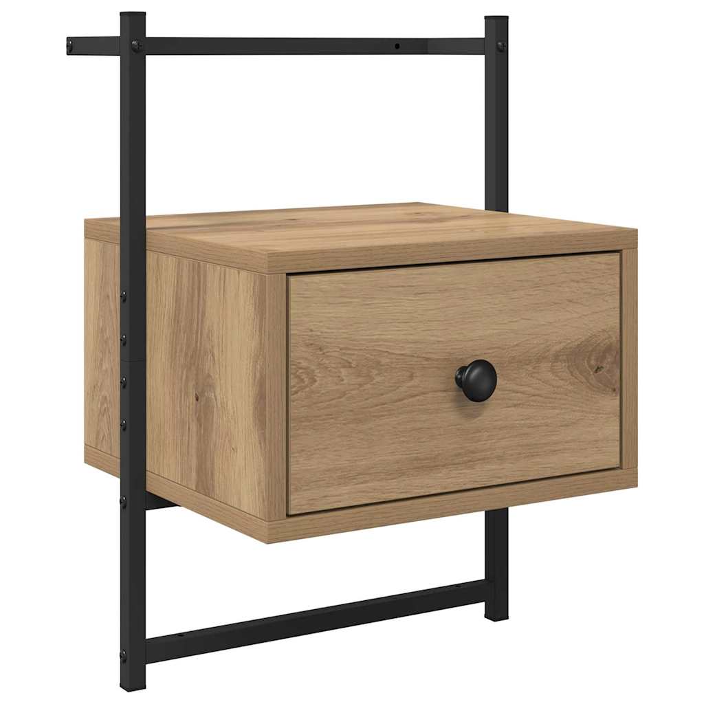 Noćni ormar s ladicama 2 pcs Umjetnički hrast 35 x 30 x 51 cm