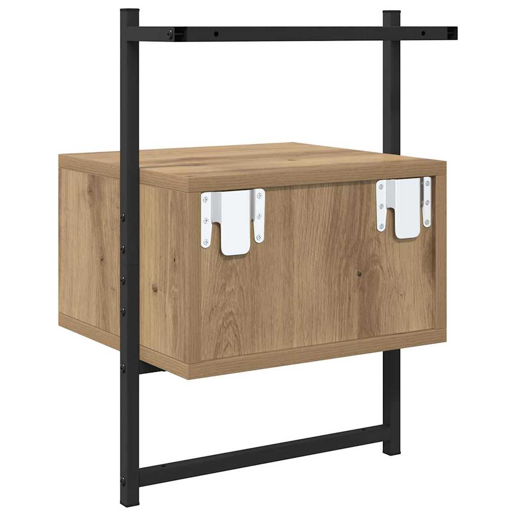Noćni ormar s ladicama 2 pcs Umjetnički hrast 35 x 30 x 51 cm