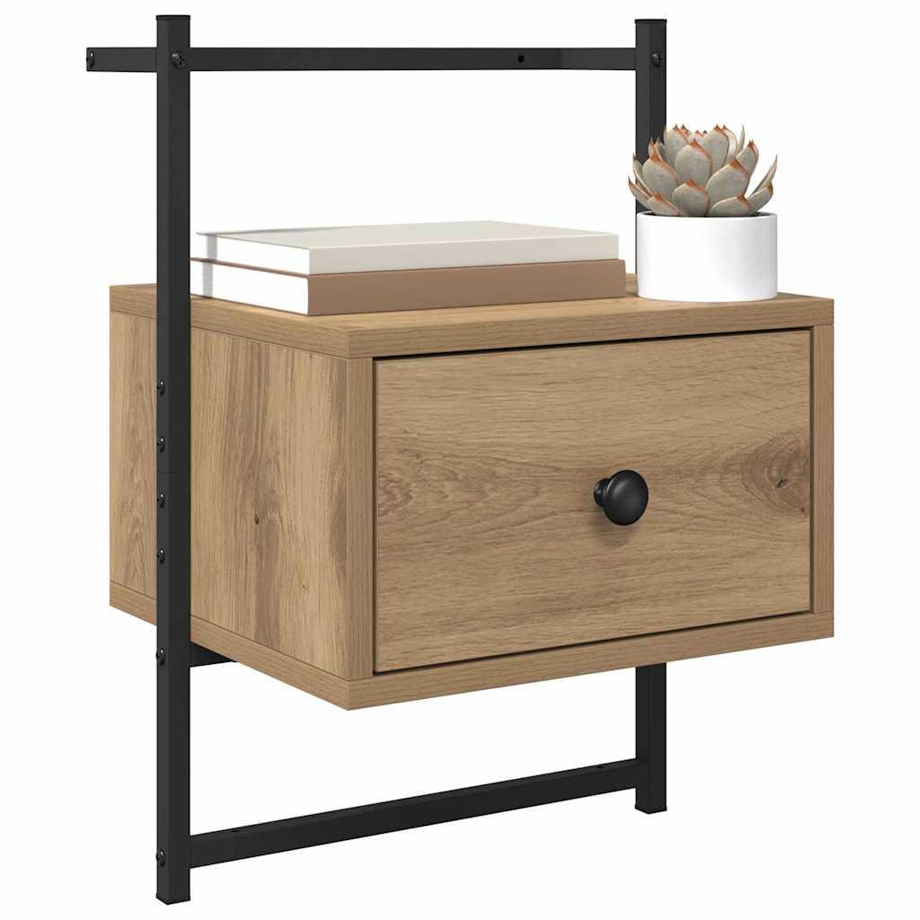 Noćni ormar s ladicama 2 pcs Umjetnički hrast 35 x 30 x 51 cm