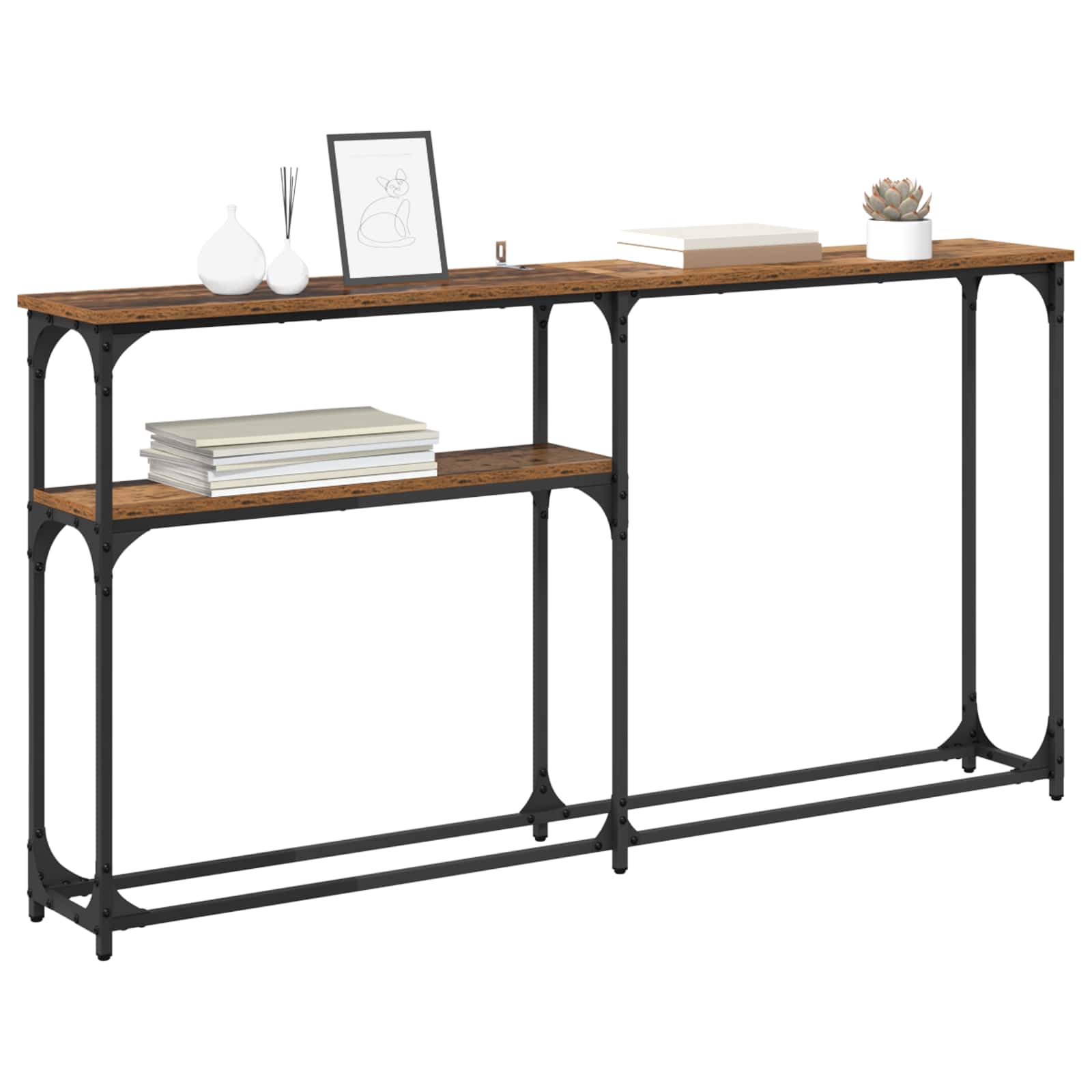 Konzolnistol Staro drvo 145x22.5x75cm Konstruirano drvo
