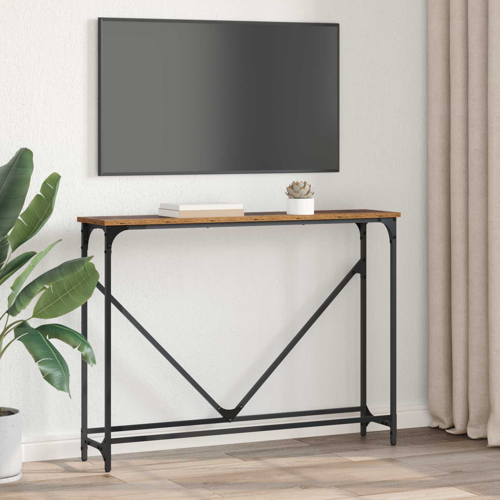Konzolna stolica Staro drvo 102 x 23 x 75 cm Konstruirano drvo