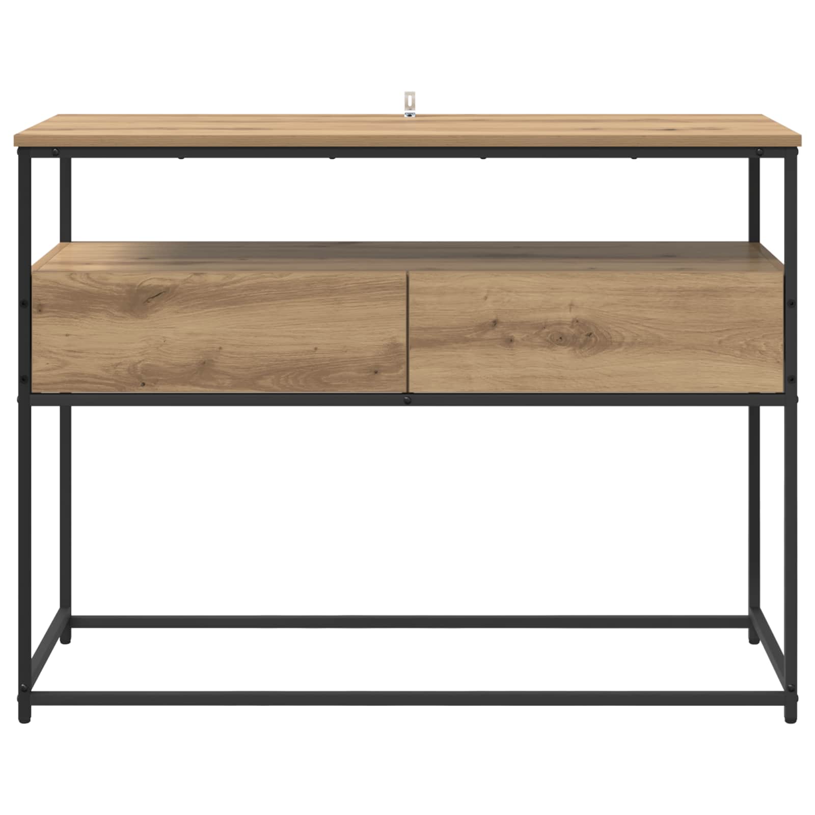 Konzolna stolica s ladicama Umjetnički hrast 100 x 40 x 75 cm