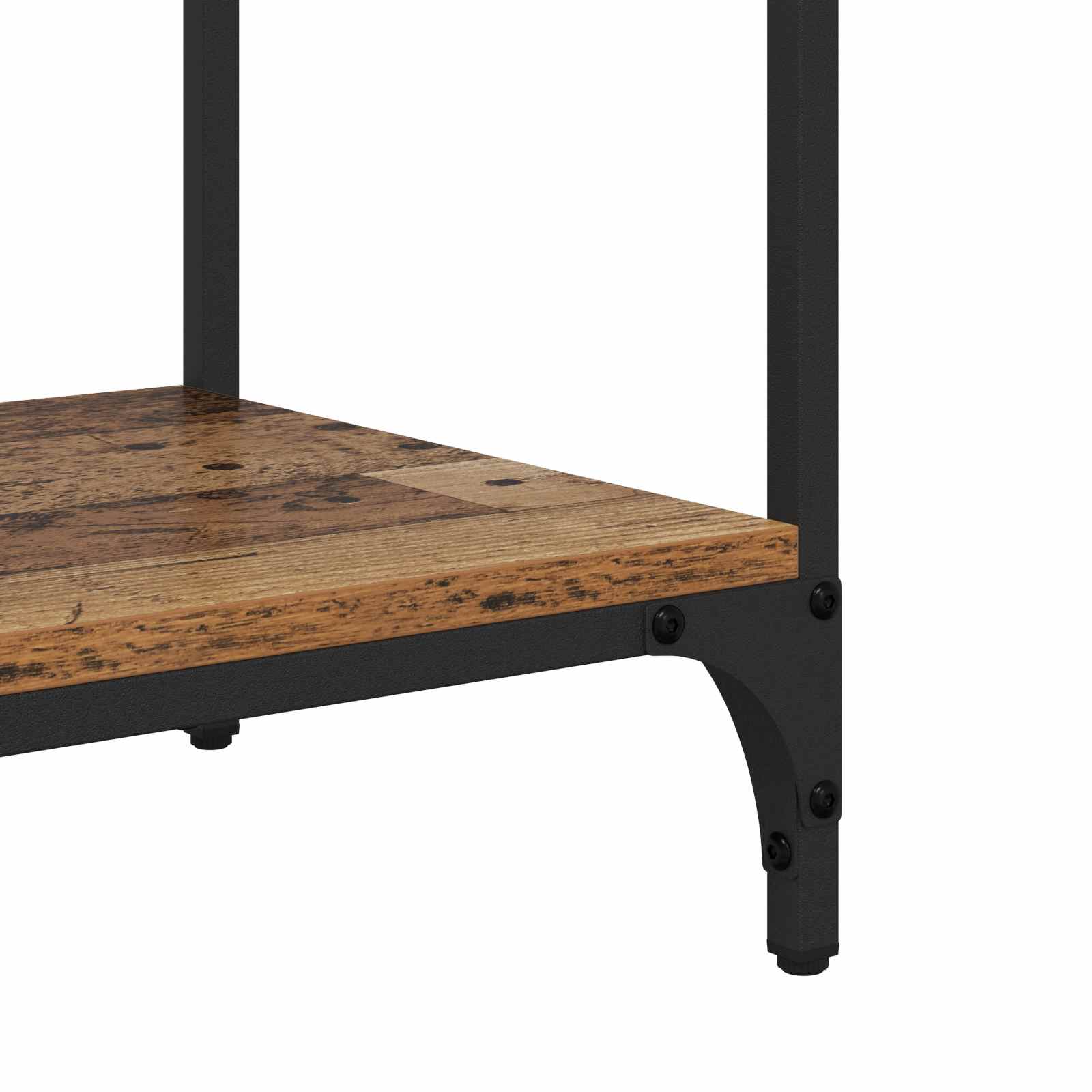 Konzolna stolica s ladicama Staro drvo 100 x 34,5 x 75 cm