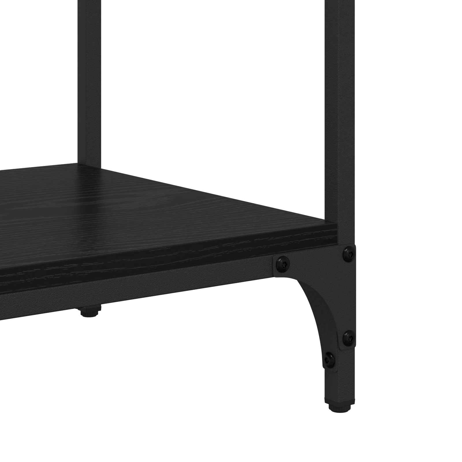 Konzolna stolica s ladicama Crni hrast 100 x 34,5 x 75 cm