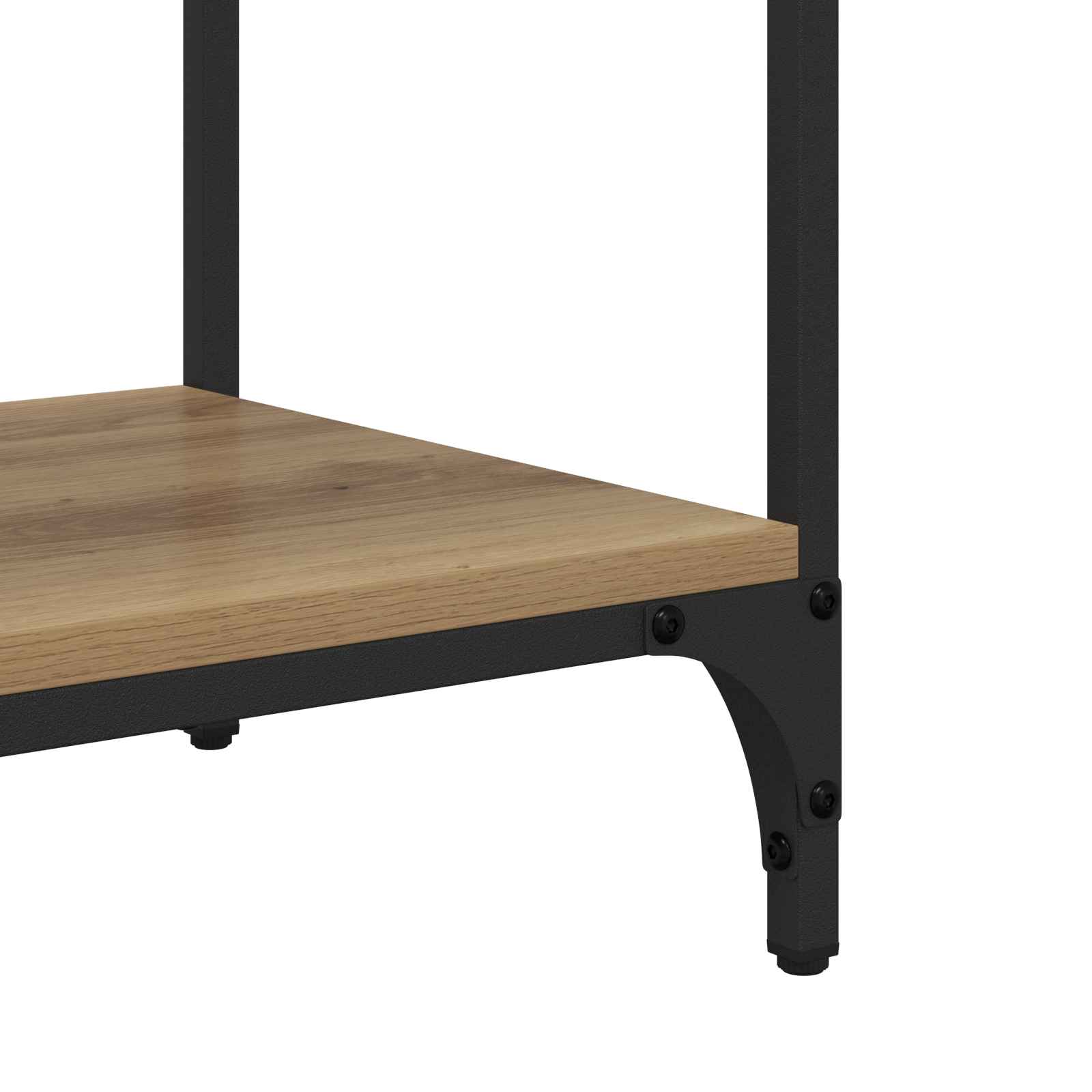 Konzolna stolica s ladicama Umjetnički hrast 75 x 34,5 x 75 cm