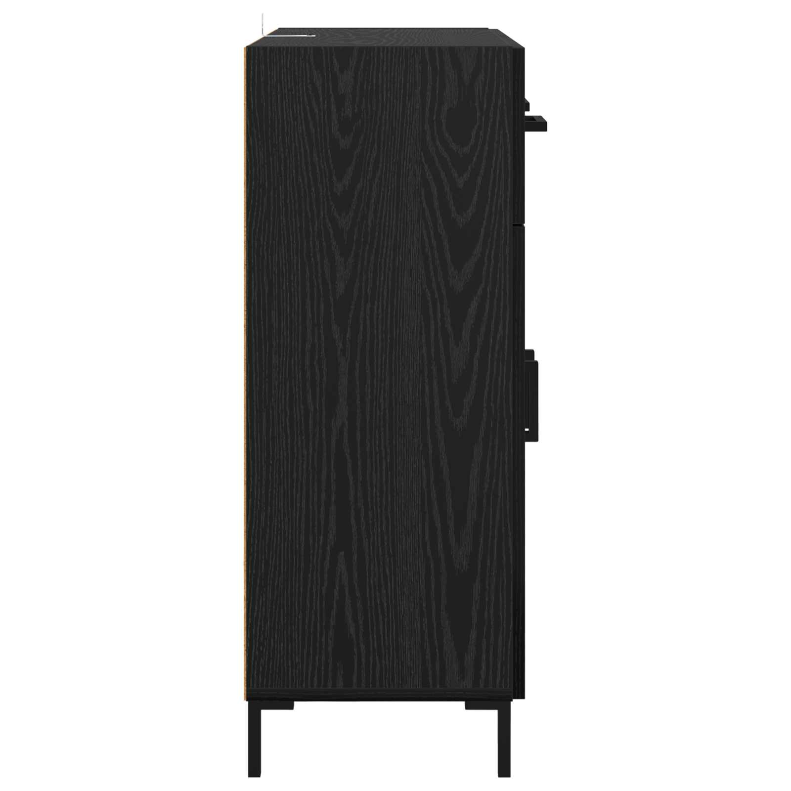Kreveta Crni hrast 69,5 x 34 x 90 cm Konstruirano drvo