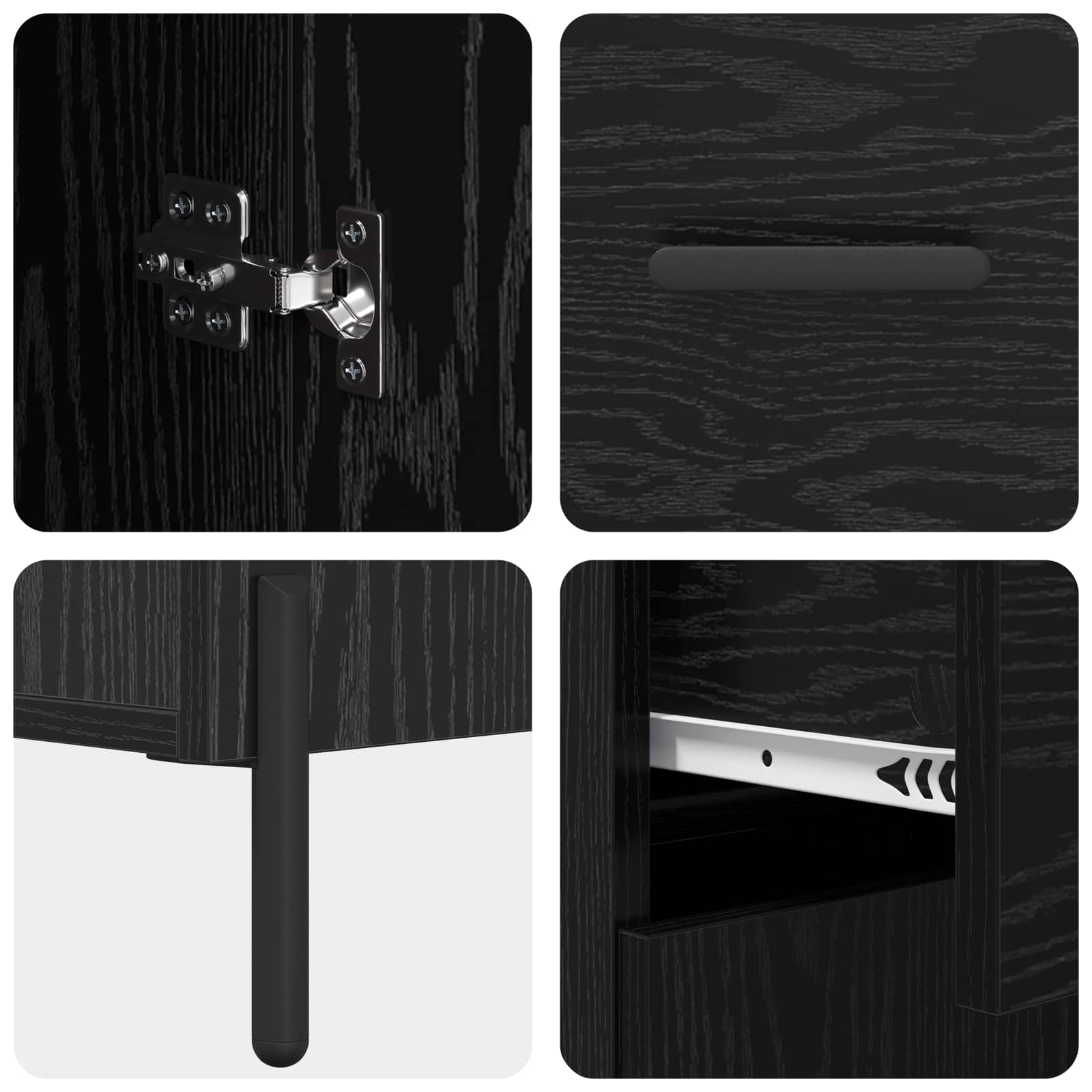 Kreveta Crni hrast 69,5 x 34 x 90 cm Konstruirano drvo