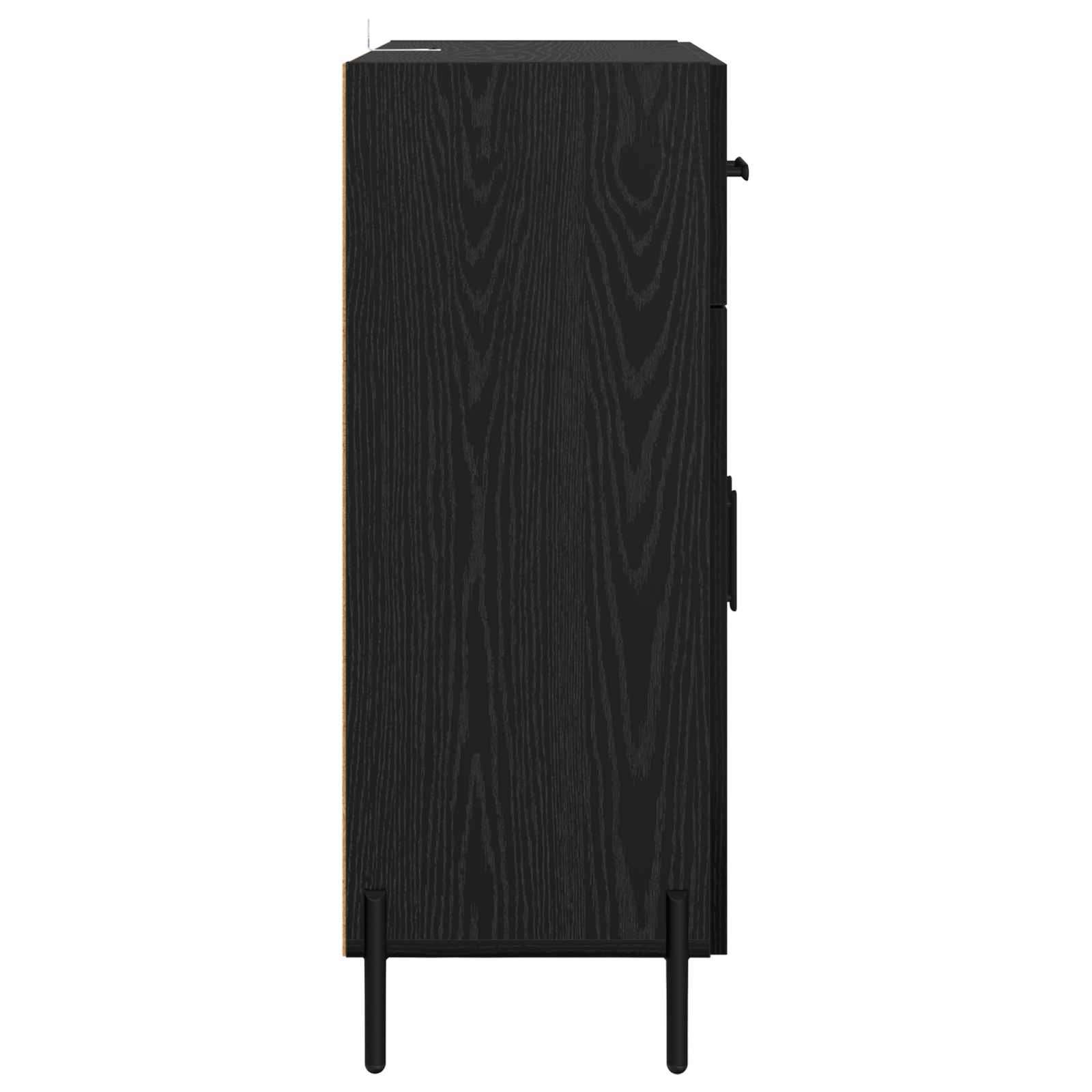 Kreveta Crni hrast 69,5 x 34 x 90 cm Konstruirano drvo