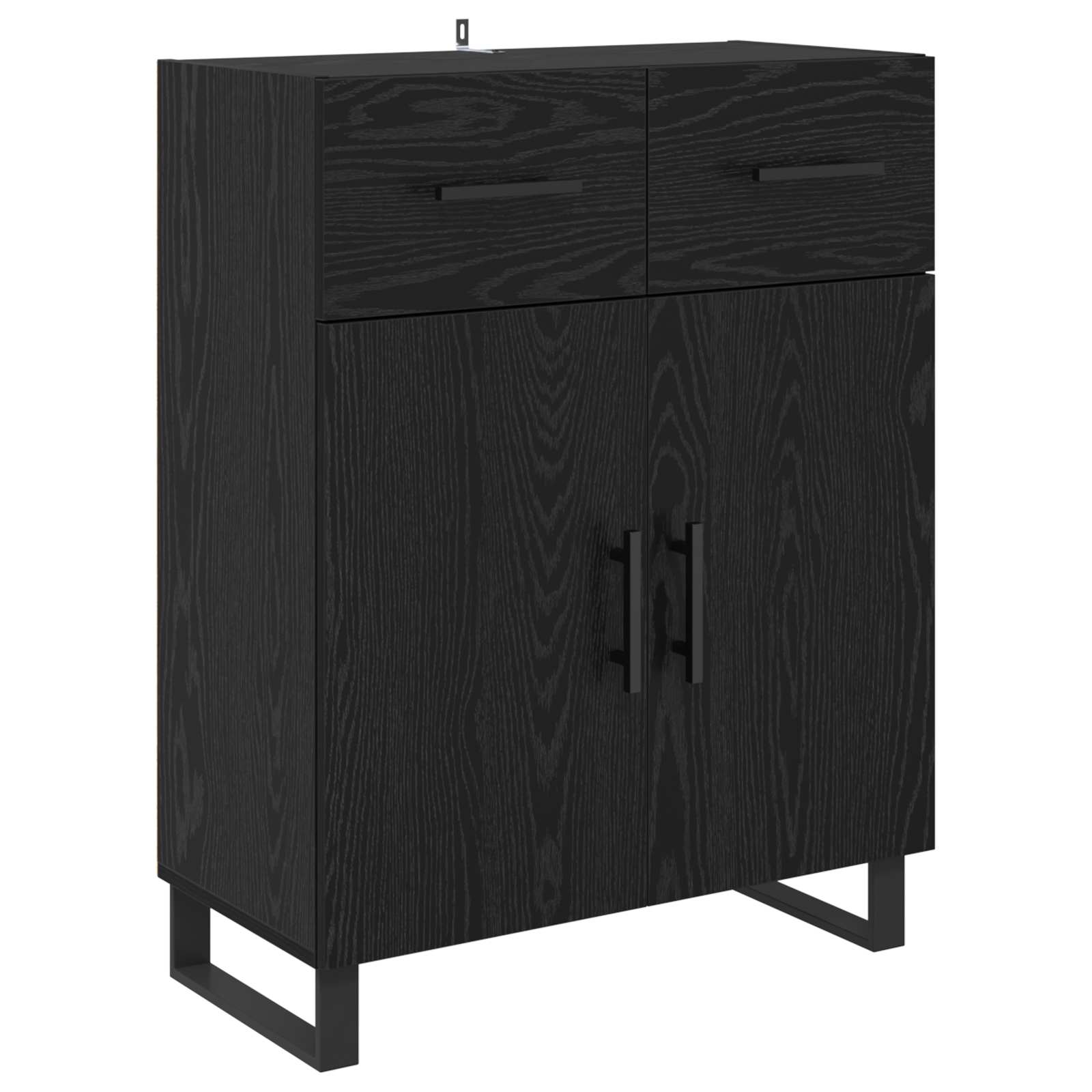 Kreveta Crni hrast 69,5 x 34 x 90 cm Konstruirano drvo