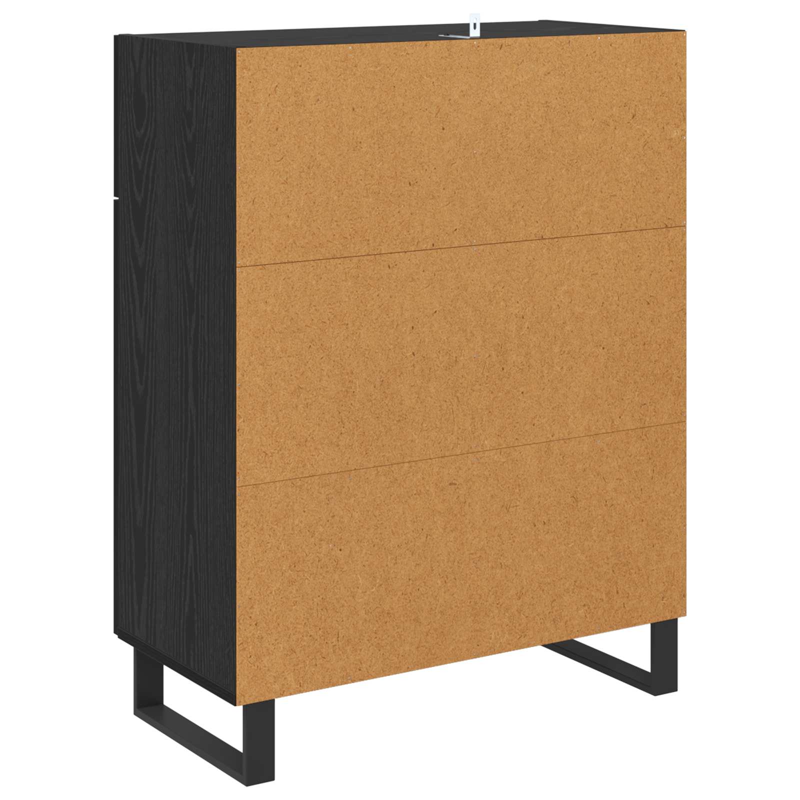 Kreveta Crni hrast 69,5 x 34 x 90 cm Konstruirano drvo