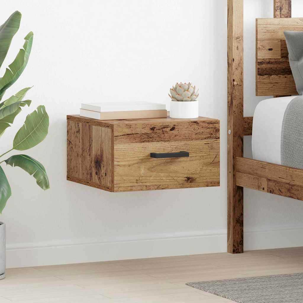 Noćni ormar Staro drvo 35 x 35 x 20 cm Konstruirano drvo