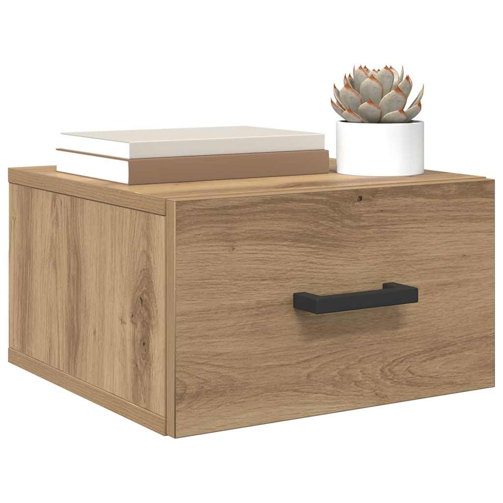 Noćni ormar hrast artisan 35 x 35 x 20 cm Konstruirano drvo