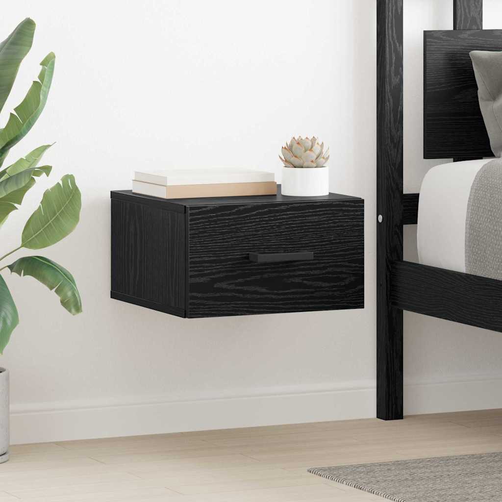 Noćni ormar 2 pcs Crni hrast 35 x 35 x 20 cm Konstruirano drvo