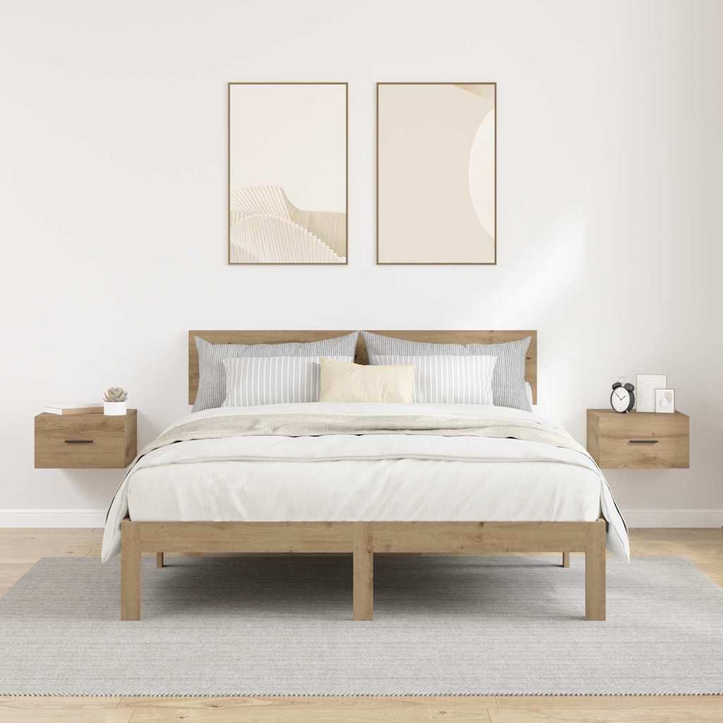 Noćni ormar s ladicama 2 pcs hrast artisan 35 x 35 x 20 cm