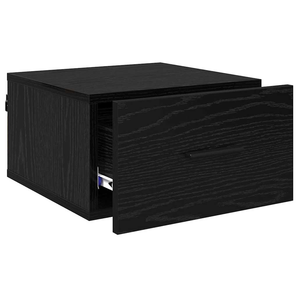 Noćni ormar 2 pcs Crni hrast 35 x 35 x 20 cm Konstruirano drvo