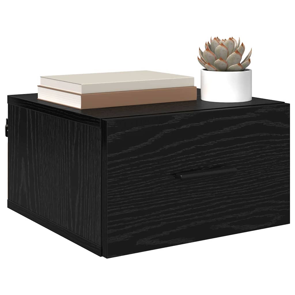 Noćni ormar 2 pcs Crni hrast 35 x 35 x 20 cm Konstruirano drvo