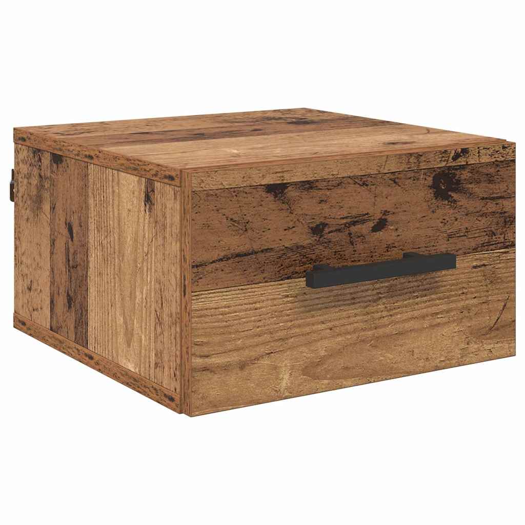 Noćni ormar Zidne Staro drvo 35 x 35 x 20 cm Konstruirano drvo