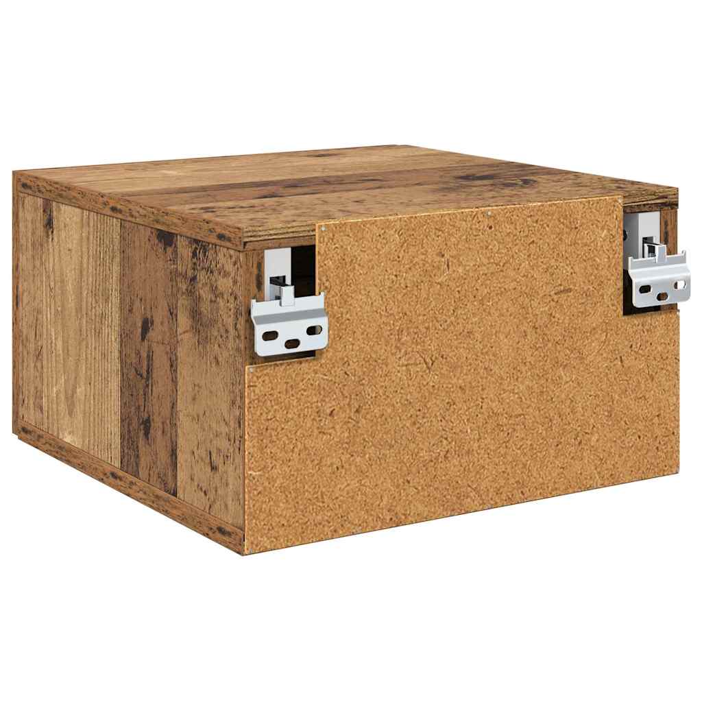 Noćni ormar Zidne Staro drvo 35 x 35 x 20 cm Konstruirano drvo