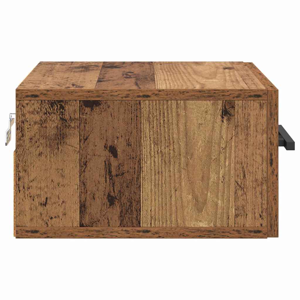 Noćni ormar Zidne Staro drvo 35 x 35 x 20 cm Konstruirano drvo