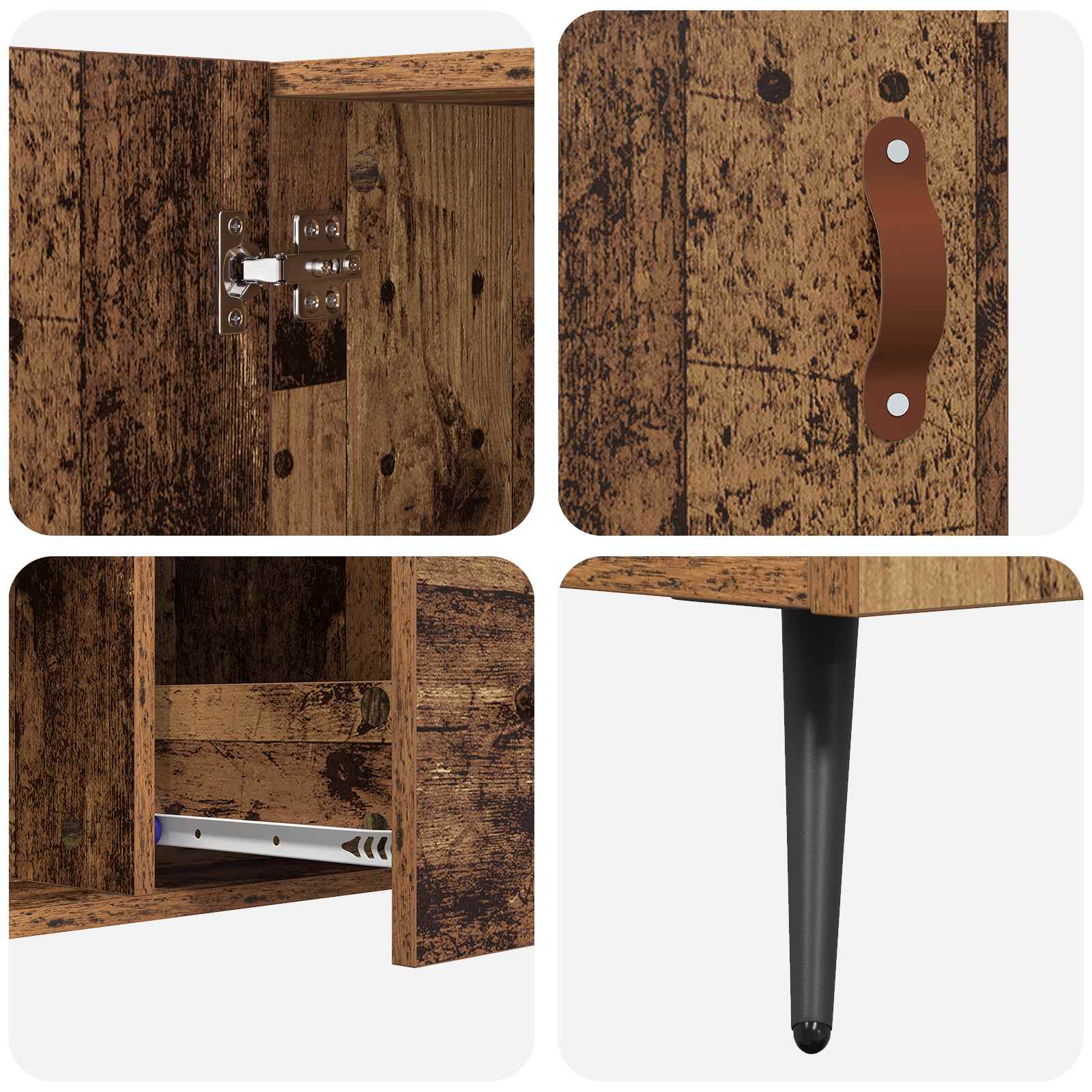 Kreveta Staro drvo 100 x 36 x 60 cm Konstruirano drvo
