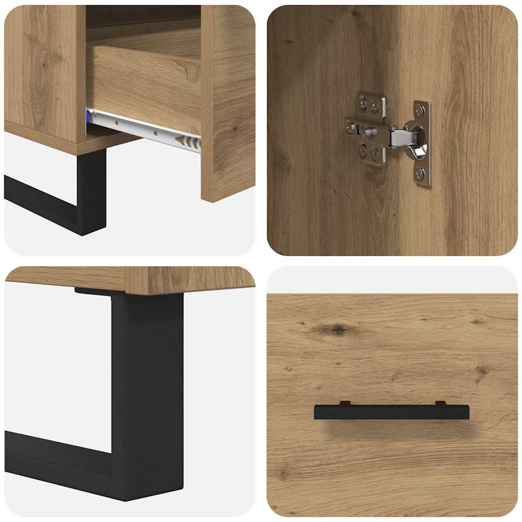 Highboard Umjetnički hrast 69,5 x 30 x 115 cm Konstruirano drvo