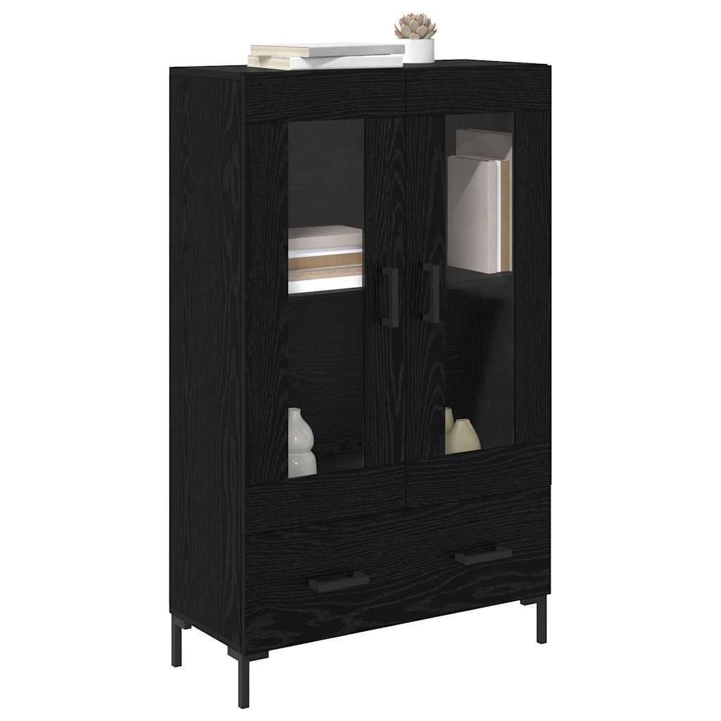 Highboard Crni hrast 69,5 x 31 x 115 cm Konstruirano drvo