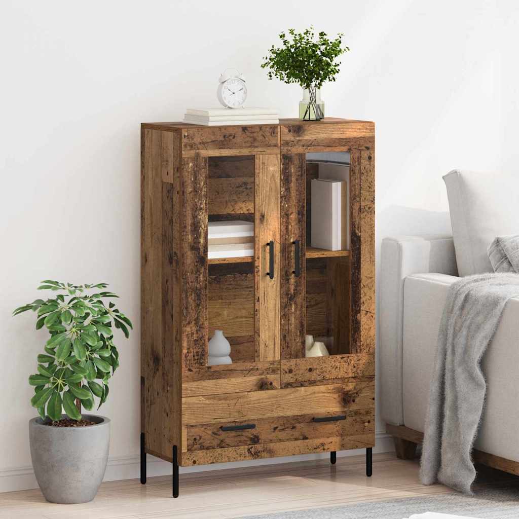 Highboard s ladicama Corona Staro drvo 69,5 x 31 x 115 cm