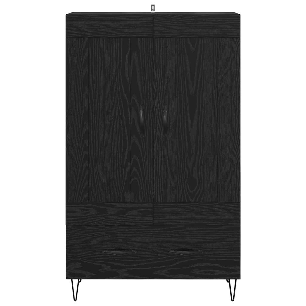 Highboard Crni hrast 69,5 x 31 x 115 cm Konstruirano drvo
