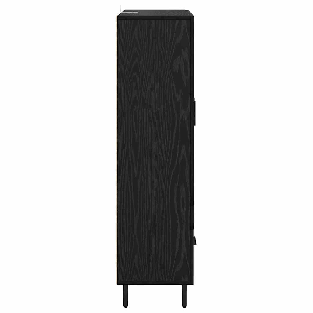 Highboard Crni hrast 69,5 x 31 x 115 cm Konstruirano drvo