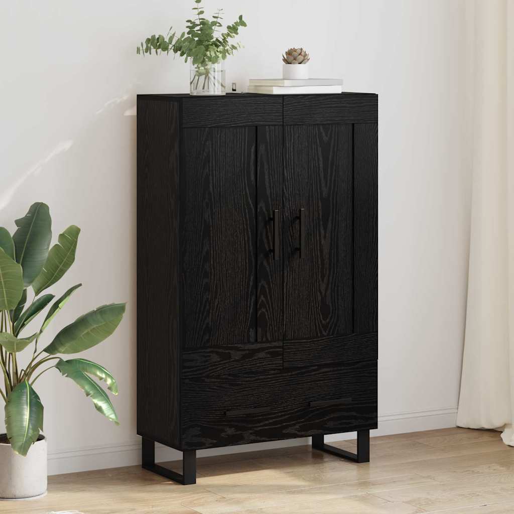 Highboard Crni hrast 69,5 x 31 x 115 cm Konstruirano drvo