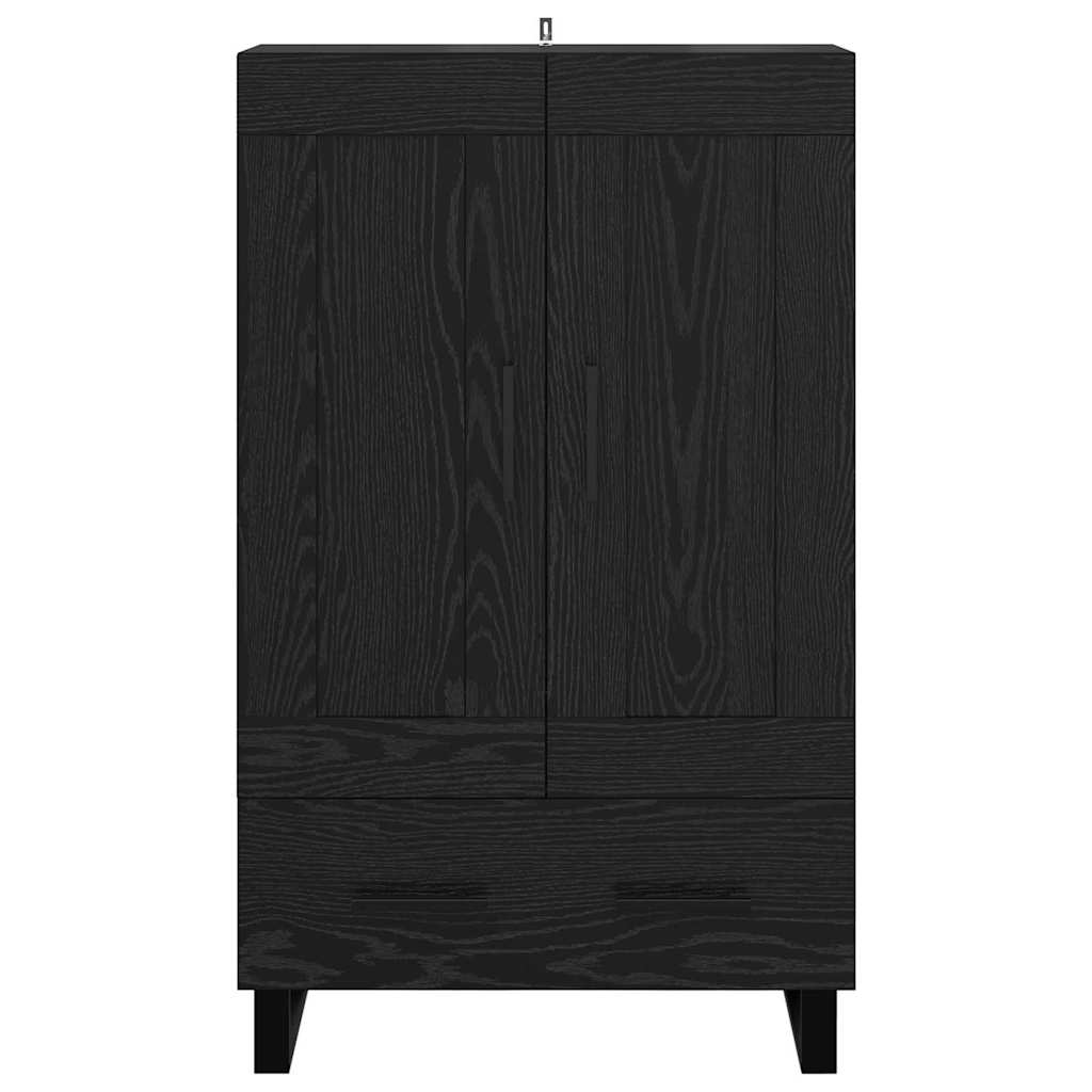 Highboard Crni hrast 69,5 x 31 x 115 cm Konstruirano drvo