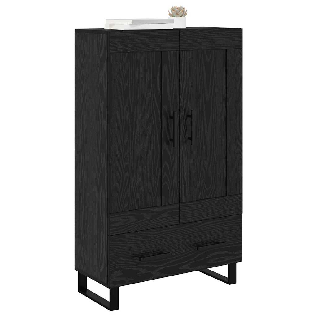 Highboard Crni hrast 69,5 x 31 x 115 cm Konstruirano drvo
