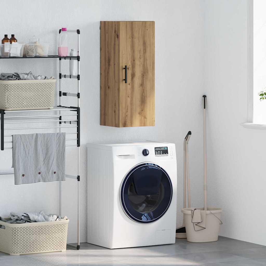 Zidni ormarić Umjetnički hrast 34,5 x 34 x 90 cm