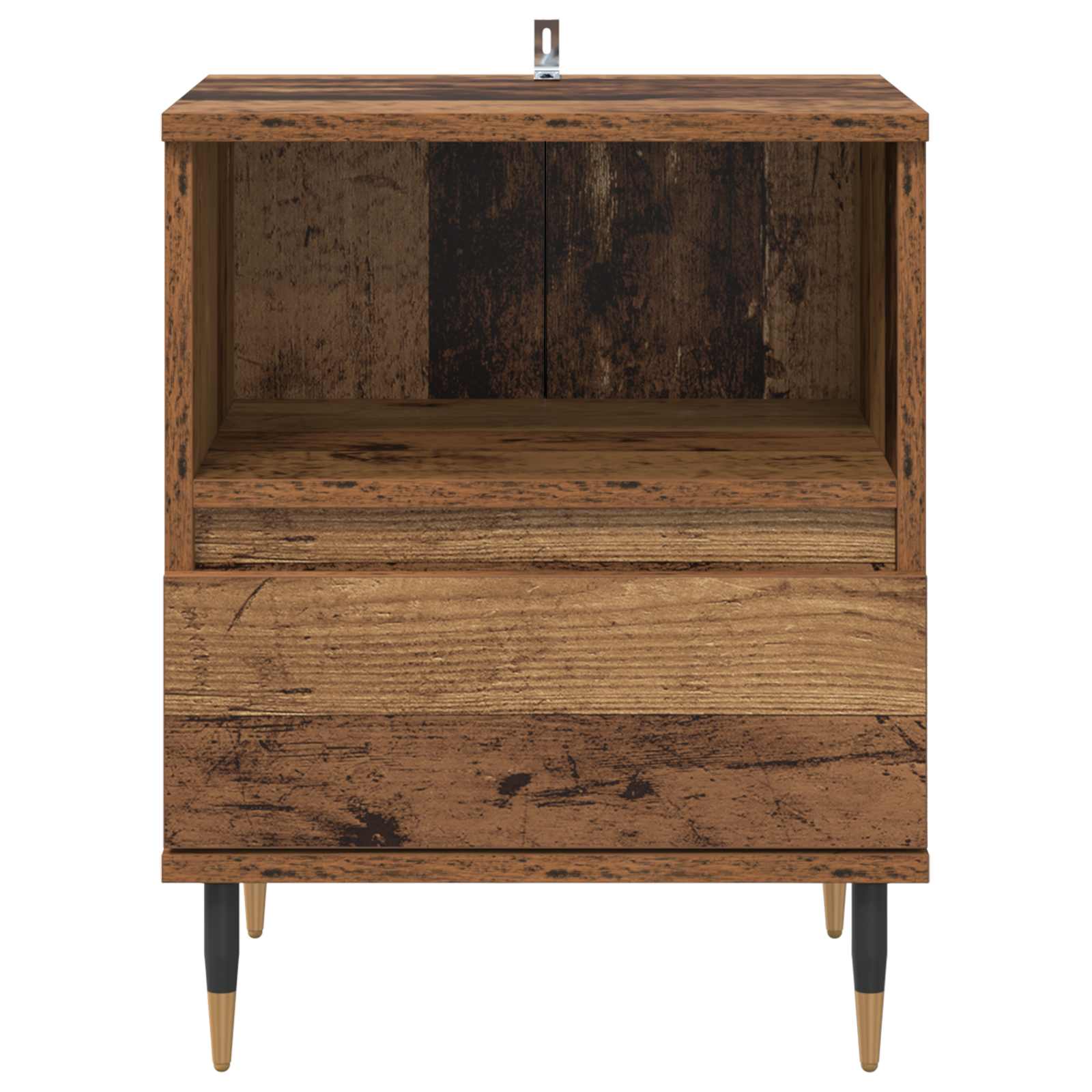 Noćni ormar 2 pcs Staro drvo 40 x 35 x 50 cm Konstruirano drvo