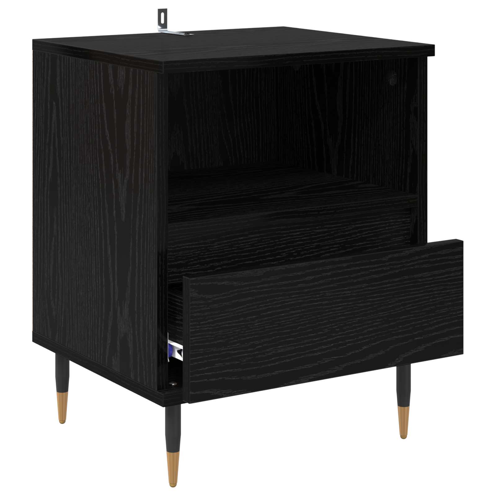 Noćni ormar Crni hrast 40 x 35 x 50 cm Konstruirano drvo