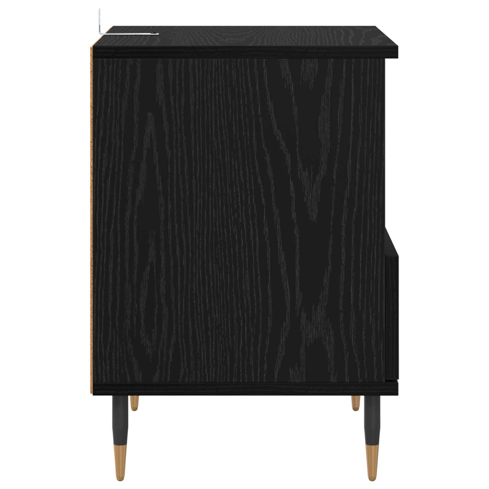 Noćni ormar Crni hrast 40 x 35 x 50 cm Konstruirano drvo