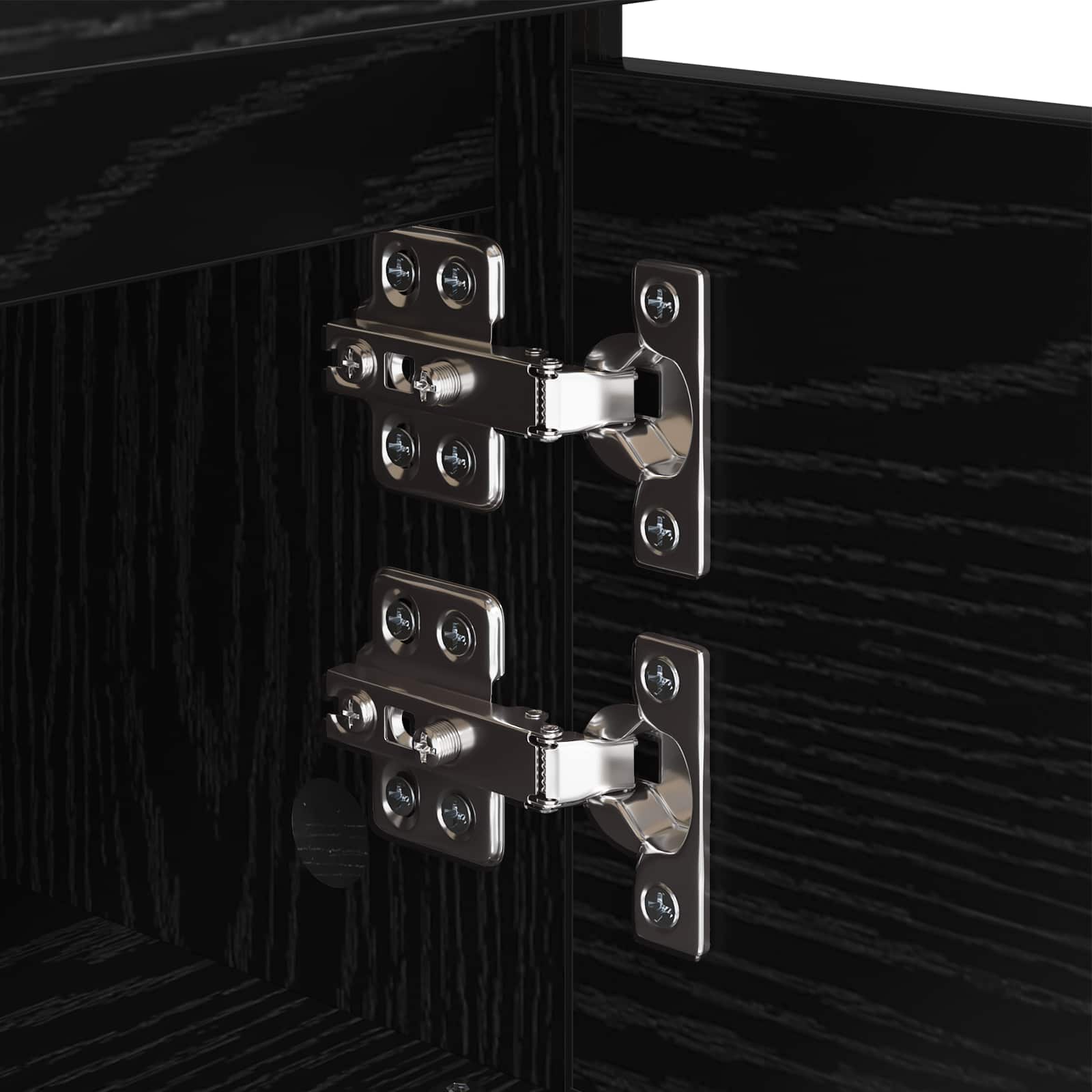 Noćni ormar 2 pcs Crni hrast 40 x 35 x 50 cm Konstruirano drvo
