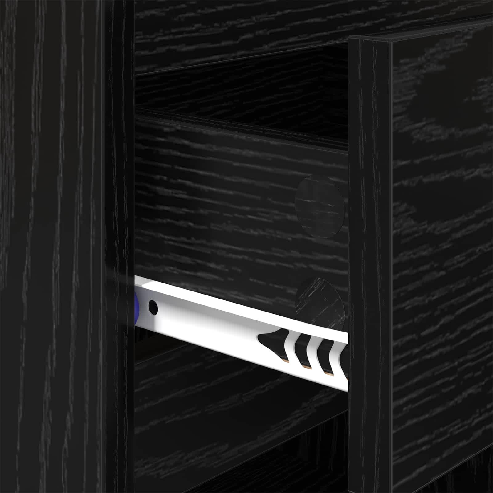 Noćni ormar 2 pcs Crni hrast 40 x 35 x 50 cm Konstruirano drvo