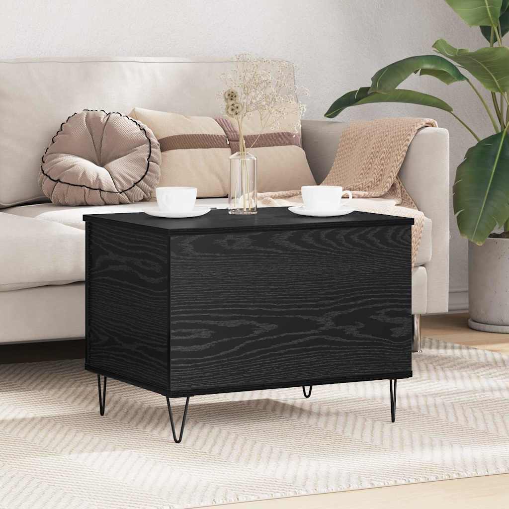Kava Stol Crni hrast 60 x 44,5 x 45 cm Konstruirano drvo