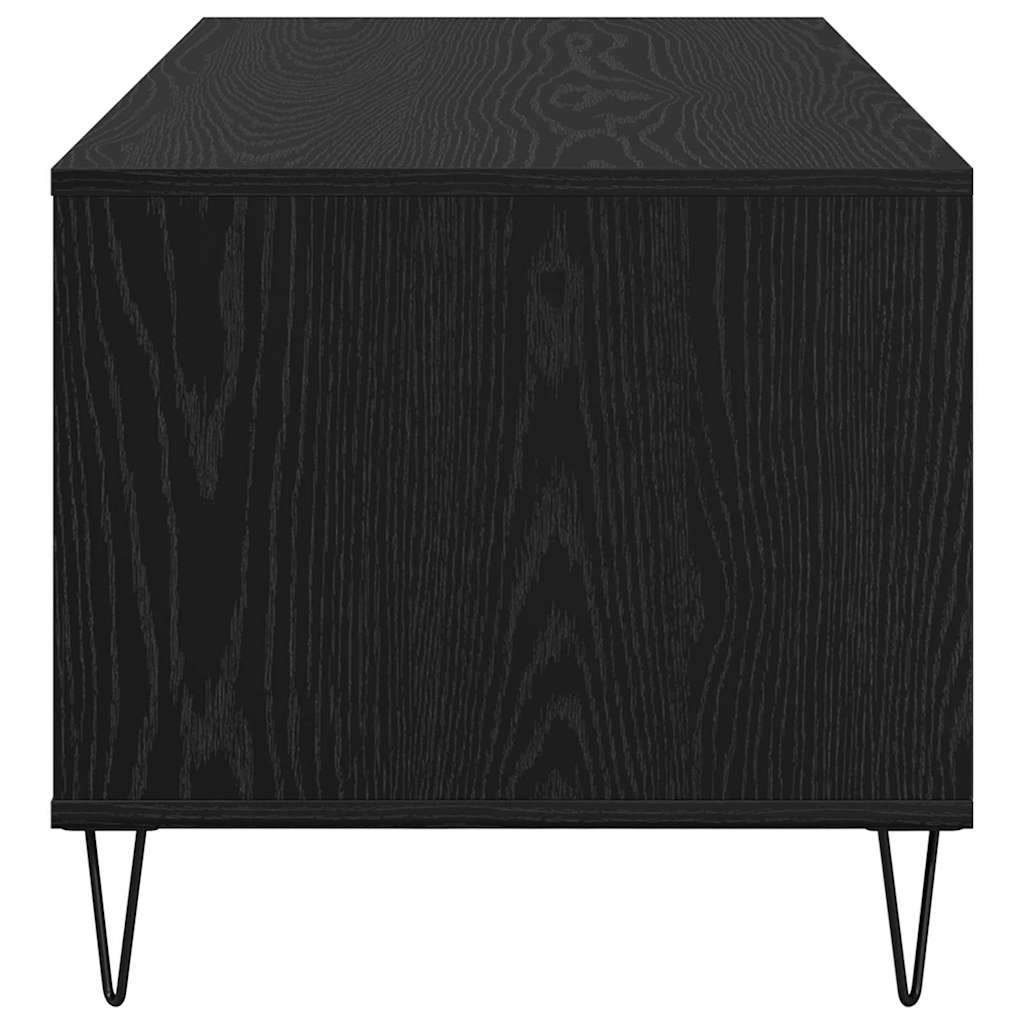 Kava Stol Crni hrast 90 x 49 x 45 cm Konstruirano drvo
