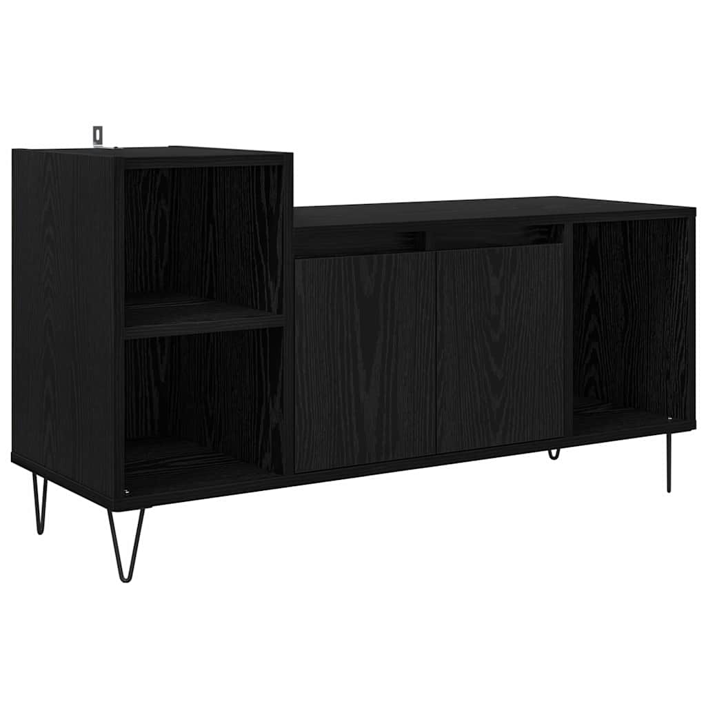 TV ormar 100 x 35 x 55 cm Crni hrast Konstruirano drvo