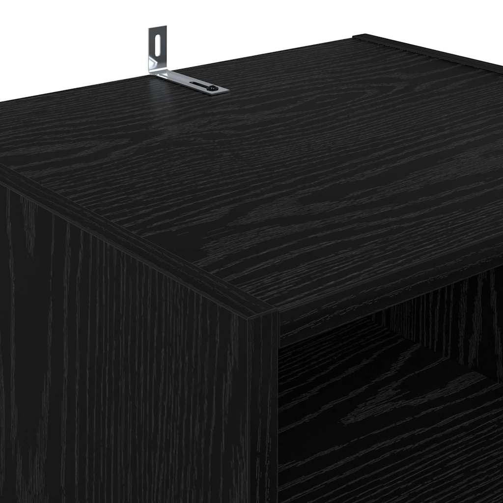 TV ormar Crni hrast 160 x 35 x 55 cm Konstruirano drvo