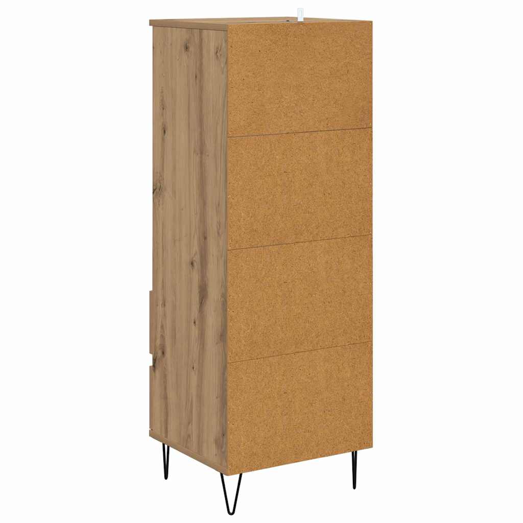 Highboard Umjetnički hrast 40 x 36 x 110 cm Konstruirano drvo