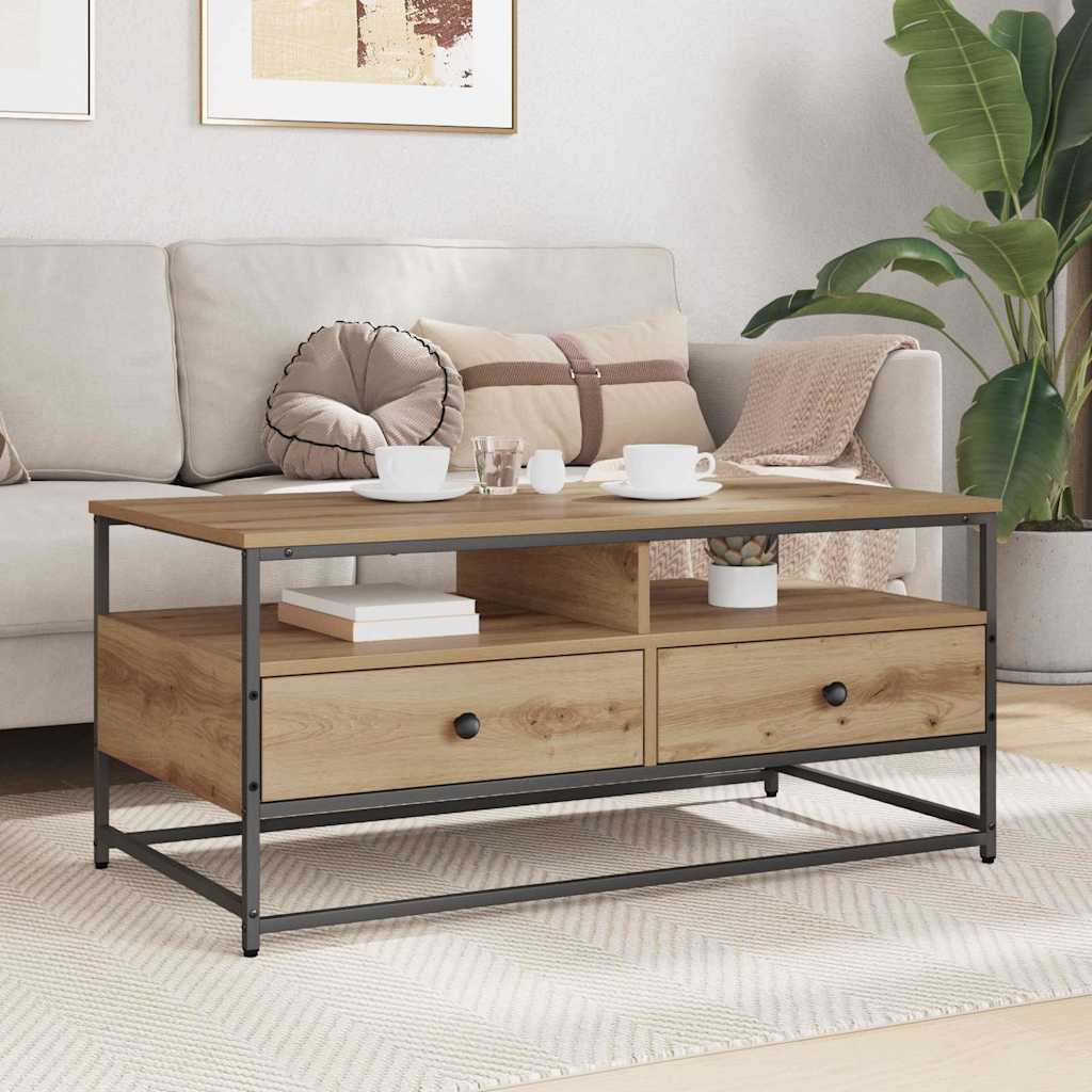 Kava Stol Umjetnički hrast 100 x 51 x 45 cm Konstruirano drvo