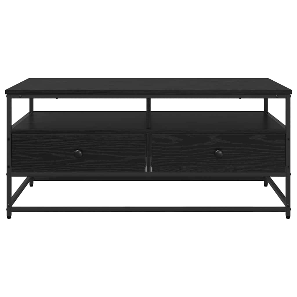 Kava Stol Crni hrast 100 x 51 x 45 cm Konstruirano drvo