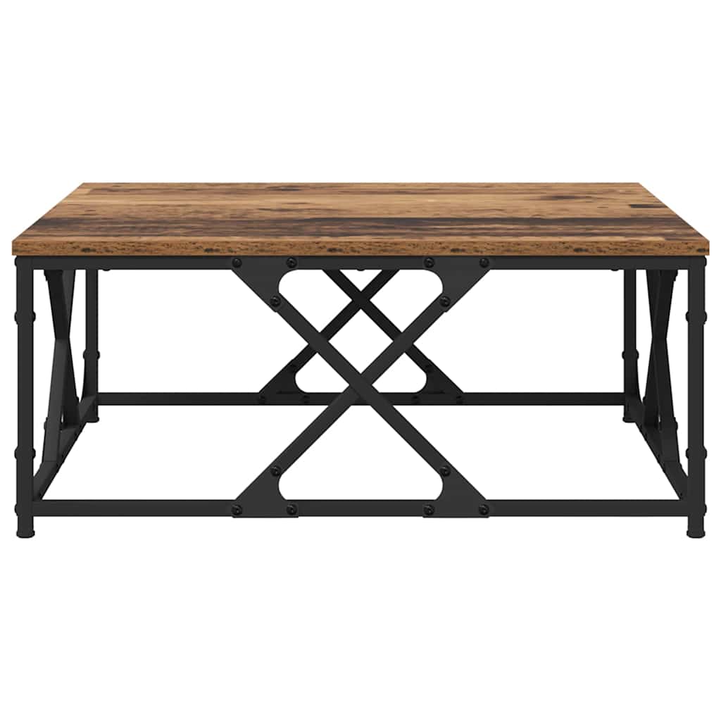 Kava Stol Staro drvo 70 x 70 x 30 cm Konstruirano drvo