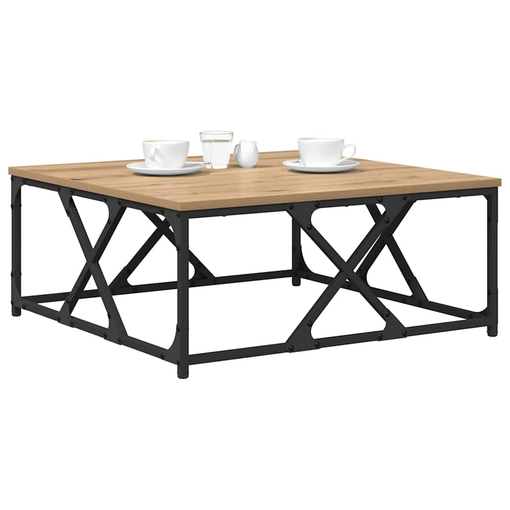 Kava Stol Umjetnički hrast 70 x 70 x 30 cm Konstruirano drvo