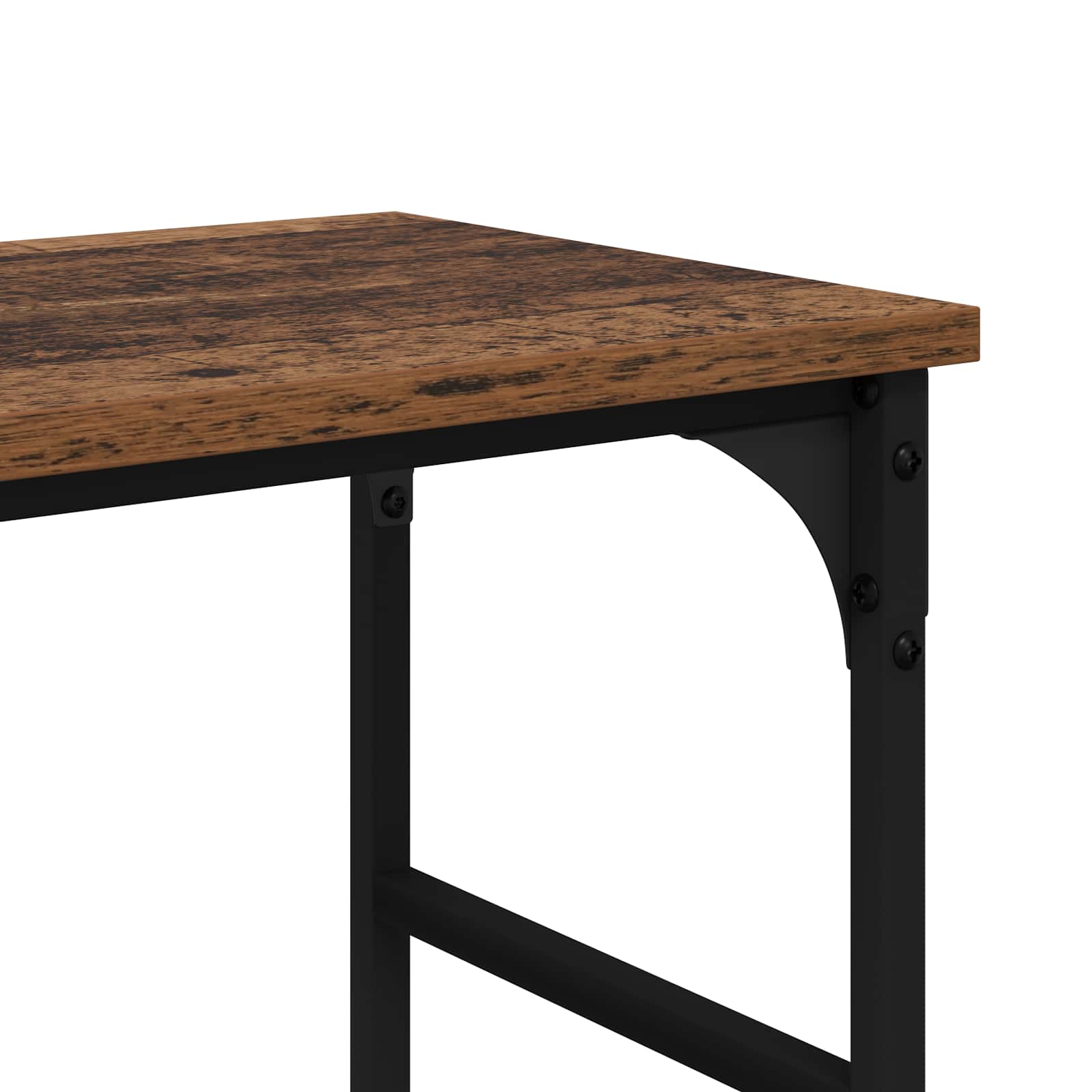 Konzolna stolica s policom Staro drvo 150 x 29 x 76,5 cm